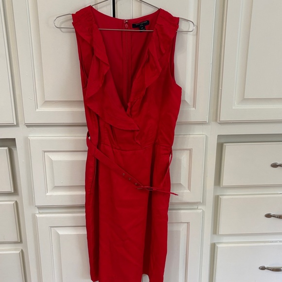 Banana Republic Dresses & Skirts - Banana Republic Elegant Red Ruffled Dress